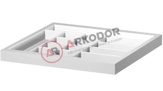 Лоток пластиковый белый для выдвижных ящиков AR-LOT2