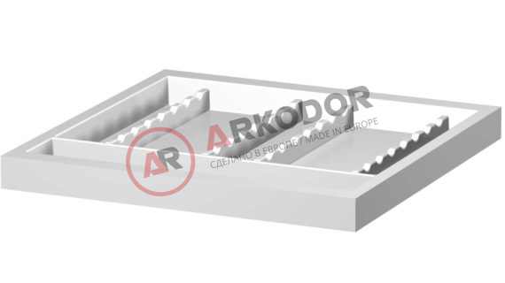 Лоток пластиковый белый для выдвижных ящиков AR-LOT5